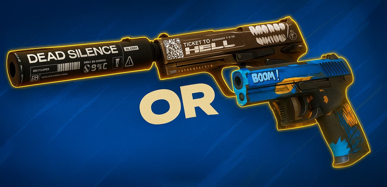 P2000 против USP-S: какой пистолет сделает тебя королем пистолетки?