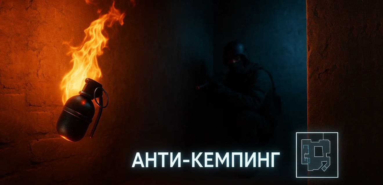 Стратегии против кланеров (campers) на разных картах