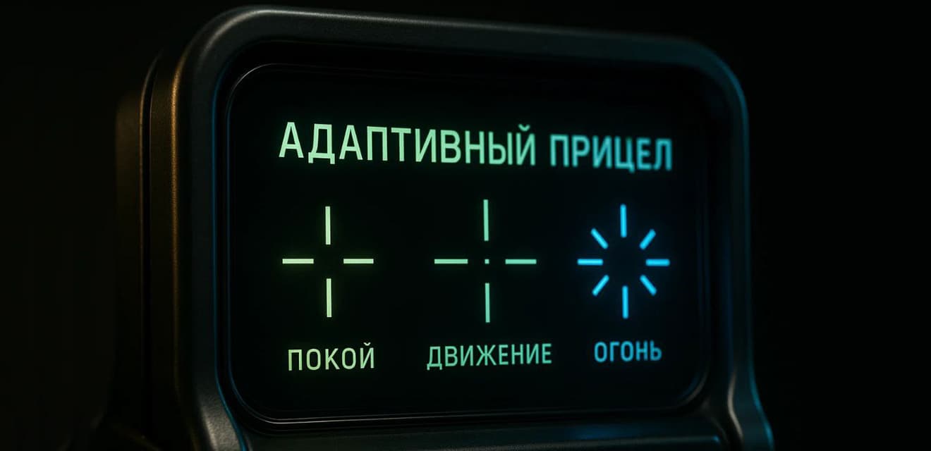 Как настроить «адаптивный» кроссхэр, меняющийся в зависимости от движения