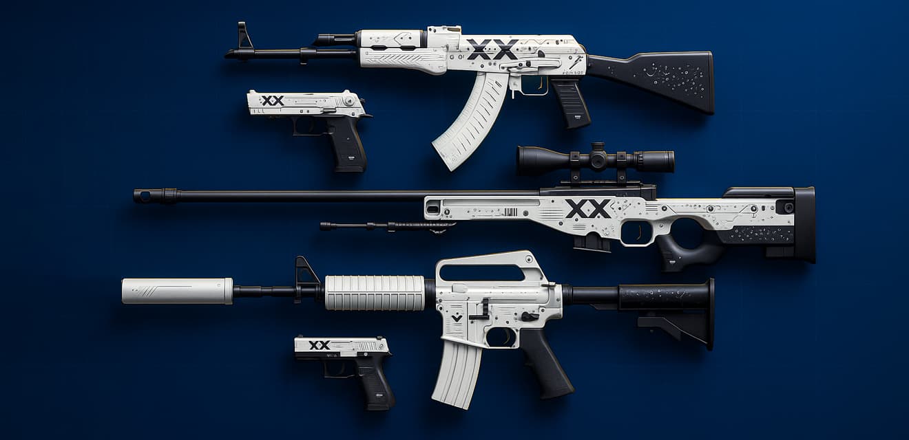 Коллекция Поток Информации: Полная история самых желанных белых скинов в CS2