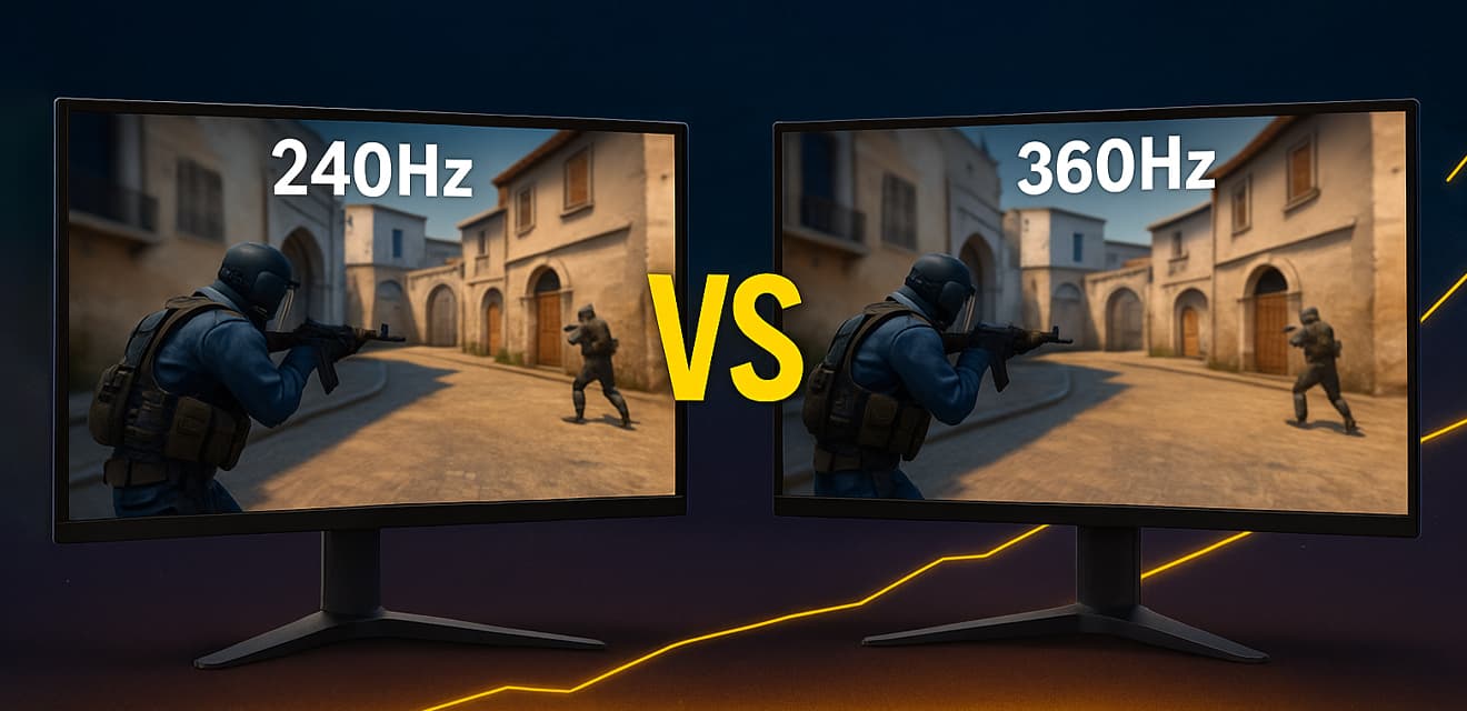 240Hz против 360Hz: Стоит ли переплачивать за монитор для CS2 в 2025?