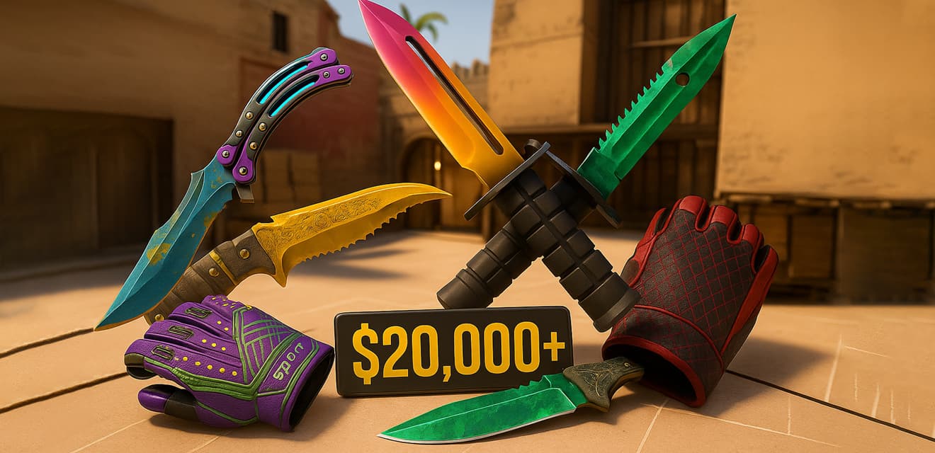 Ножи и перчатки в CS2: Гид по редким сокровищам игры