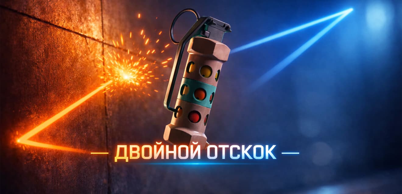 Подробный гайд по использованию сложной баллистики флеш-гранат для ослепления в труднодоступных местах в CS2.