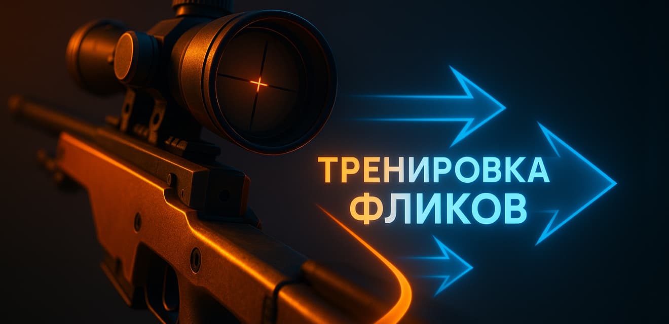Методика отработки флик-шотов на движущихся мишенях для точных дуэлей в CS2.