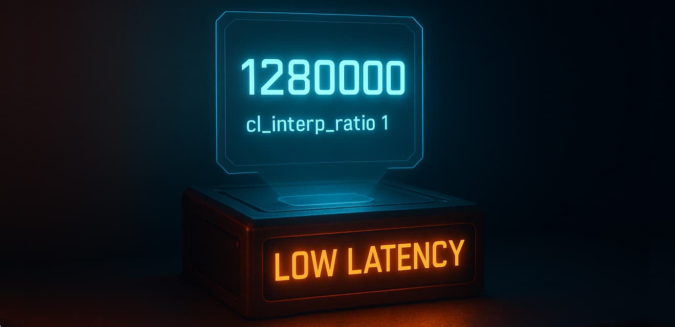 Гайд по настройке параметров сети (rate, interp) для минимизации лагов