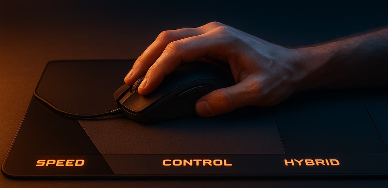 Руководство по выбору коврика для мыши: Размер, ткань vs жесткий, контроль vs скорость для CS2