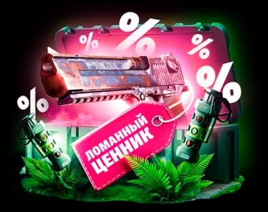 Ломанный ценник case