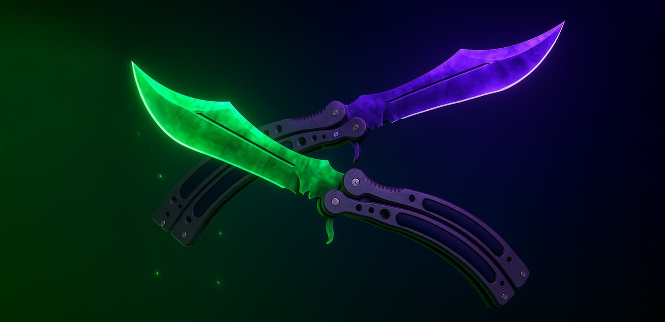 Все скины на Нож-бабочка (Butterfly Knife) в CS2