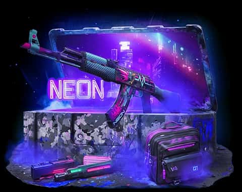 Неоновый штурм case