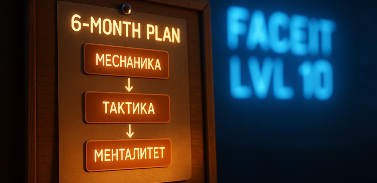 Как правильно ставить цели в CS2: Не «подняться в Faceit LVL 10», а эффективный план развития на 6 месяцев