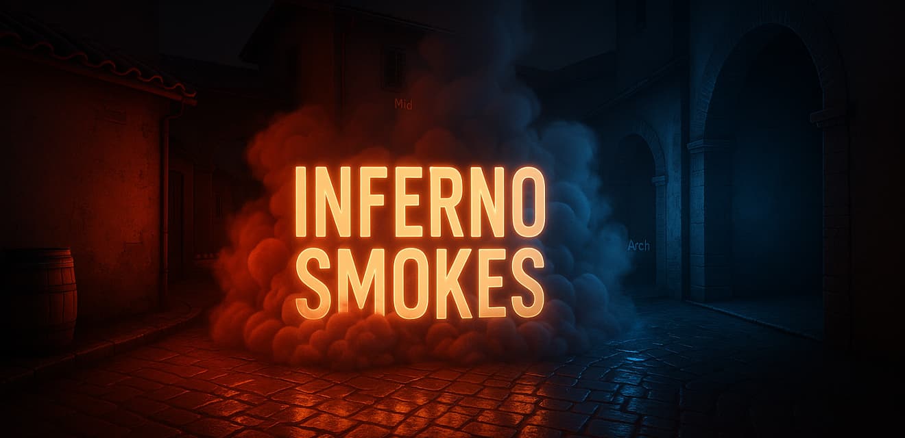 Тактика использования дымов на Inferno: 10+ смоков для контроля карты