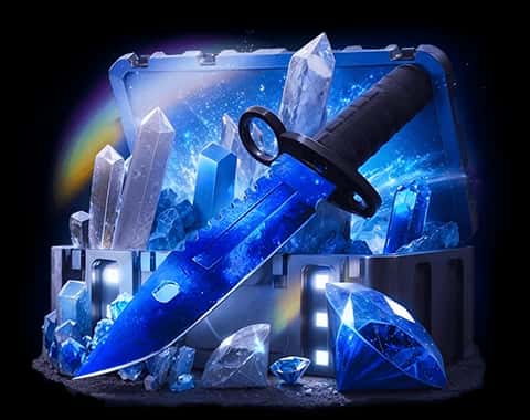 Штык нож m9 волны sapphir case