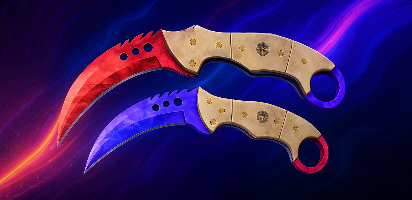 Все скины на нож Коготь в CS2: от элитных до бюджетных